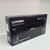 Pudełko czarnych rękawic medycznych Luximed rozmiar L - 100 sztuk.